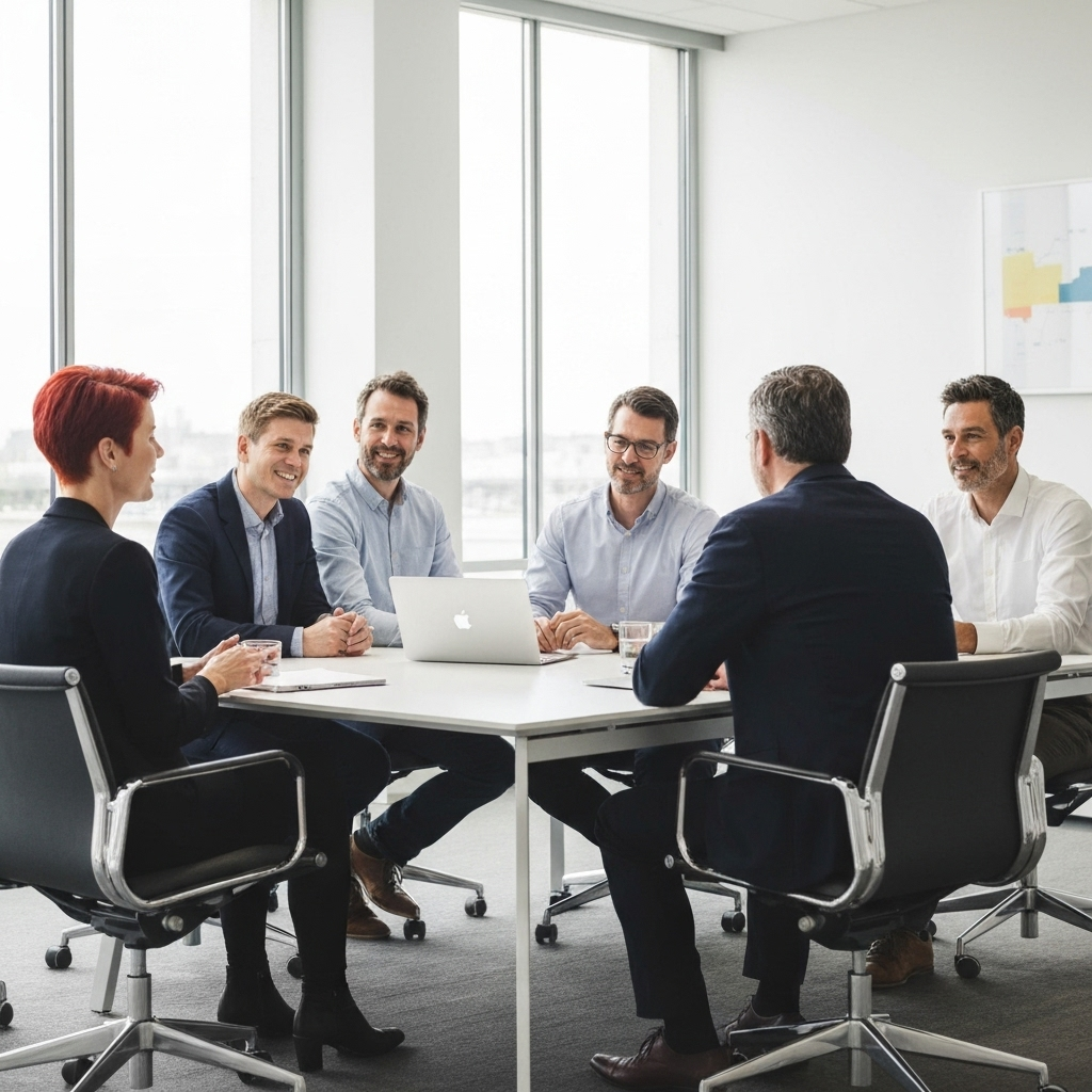 Echipa VehiGO în ședință de lucru